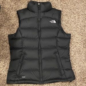 Women’s Black North Face Vest (Small)